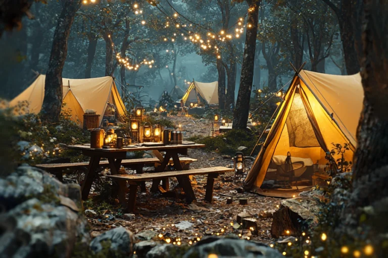Lightweight Wooden Camp Table